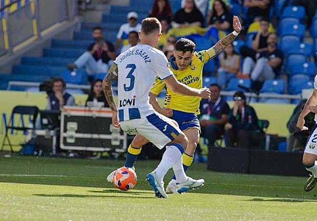 Moleiro, en uno de sus intentos.