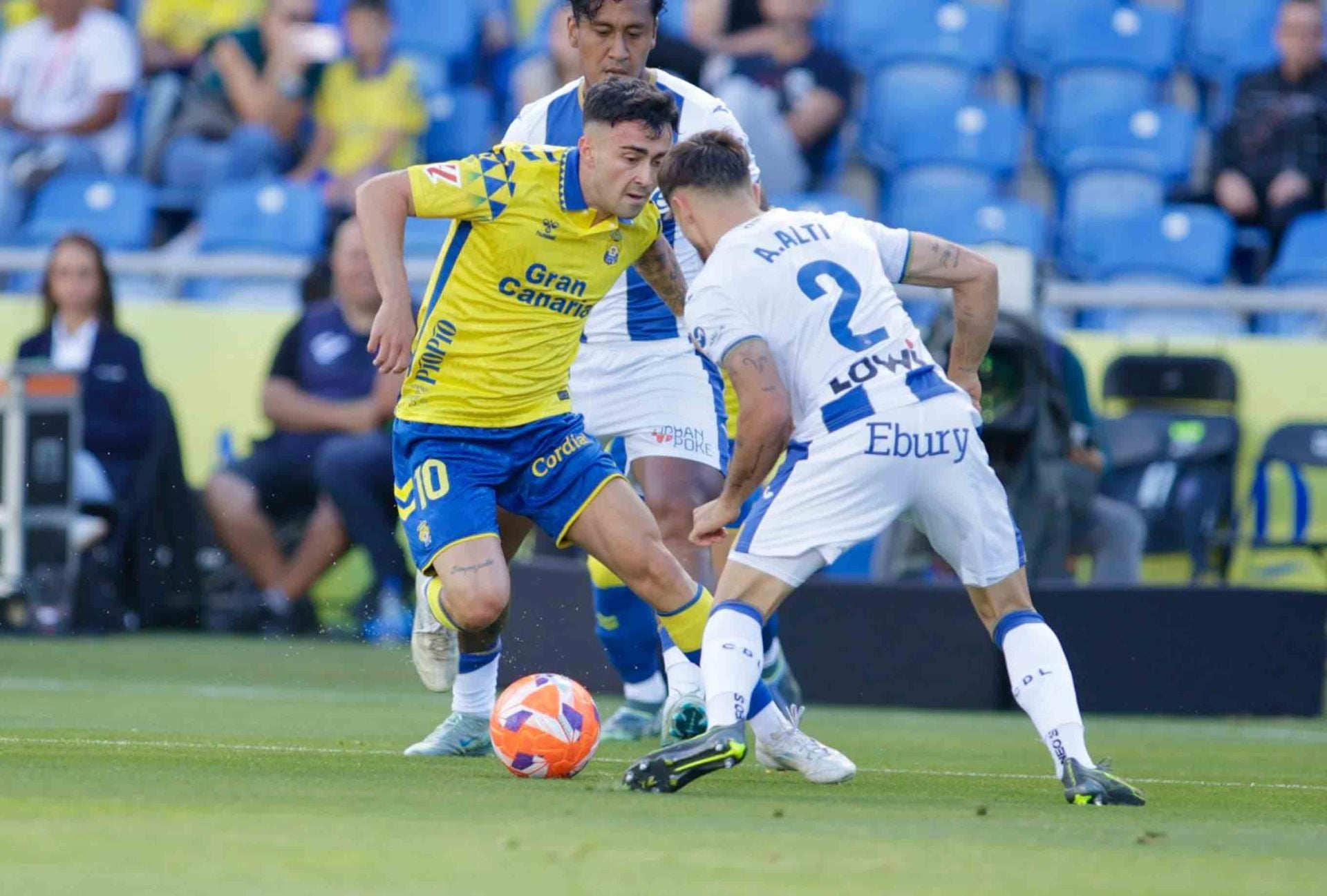 El encuentro de la UD Las Palmas y el CD Leganés, en imágenes