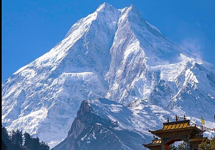 El Manaslu, todo un reto en el alpinismo mundial.