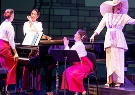 Una imagen del montaje.