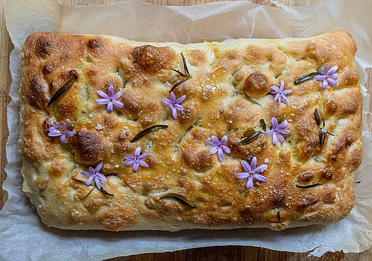 Focaccia en casa