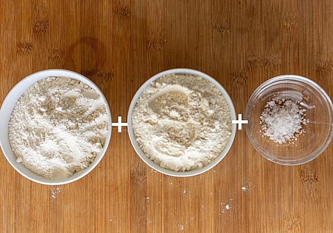 Ingredientes secos focaccia