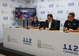 De izquierda a derecha, Vicky Palma, Manuel Miranda y Moisés Sánchez.
