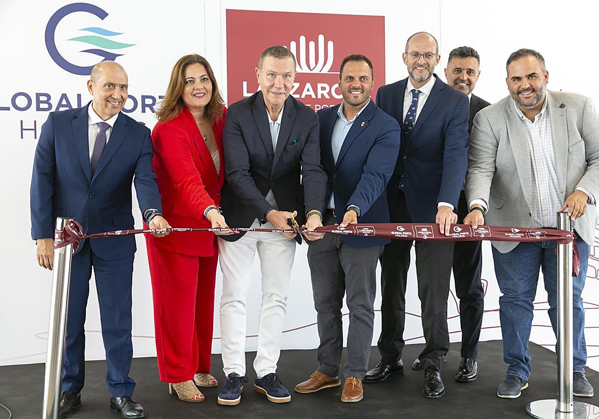 Inauguración de las nuevas instalaciones portuarias.