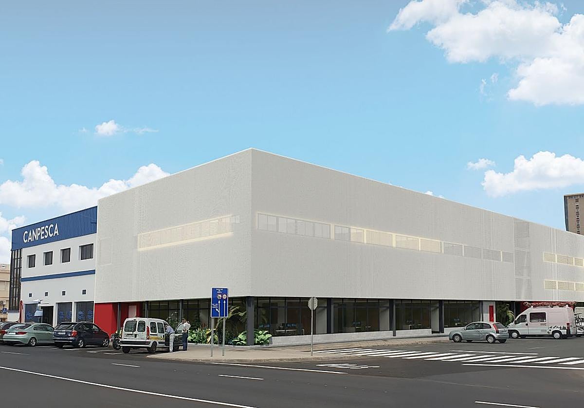 Fachada del edificio que albergará el hub de empresas de innovación marítima y portuaria.