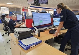 Imagen de una de las salas del 112.