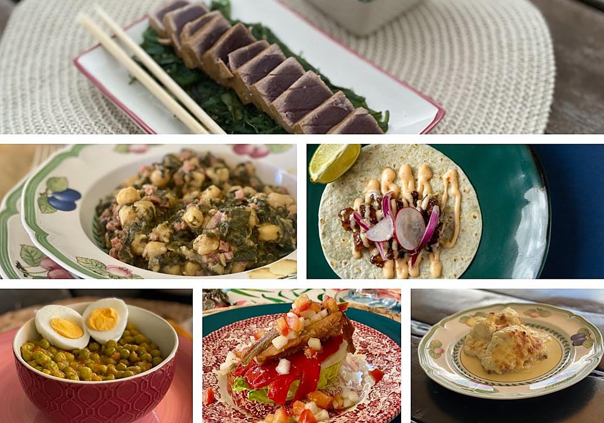 Menú semanal del 26 de mayo al 1 de junio