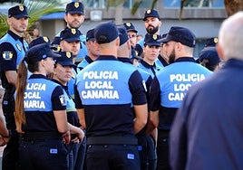 Imagen de archivo de varios agentes de la Policía Local.