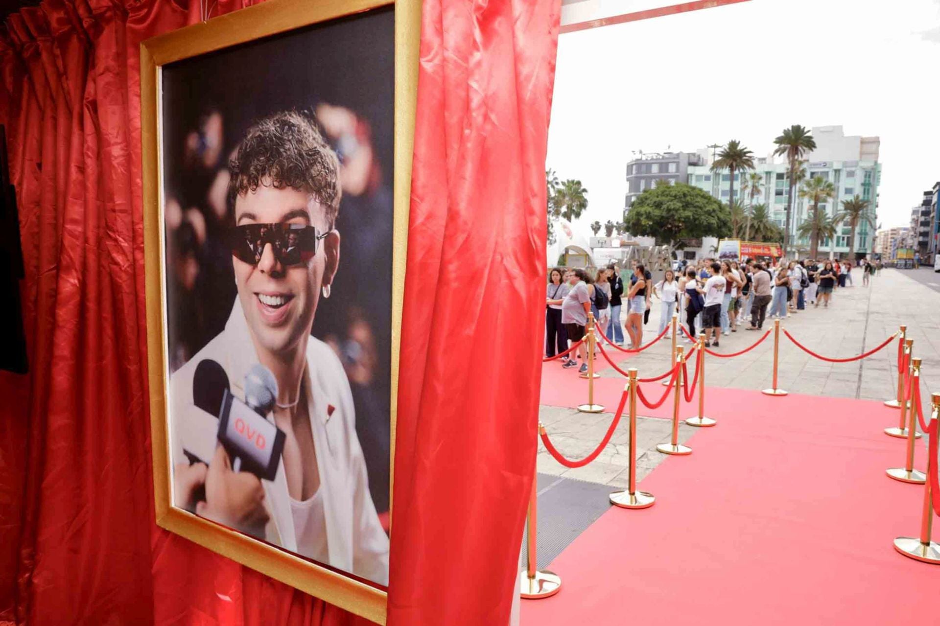 Los fans de Quevedo abarrotan el Paque Santa Catalina