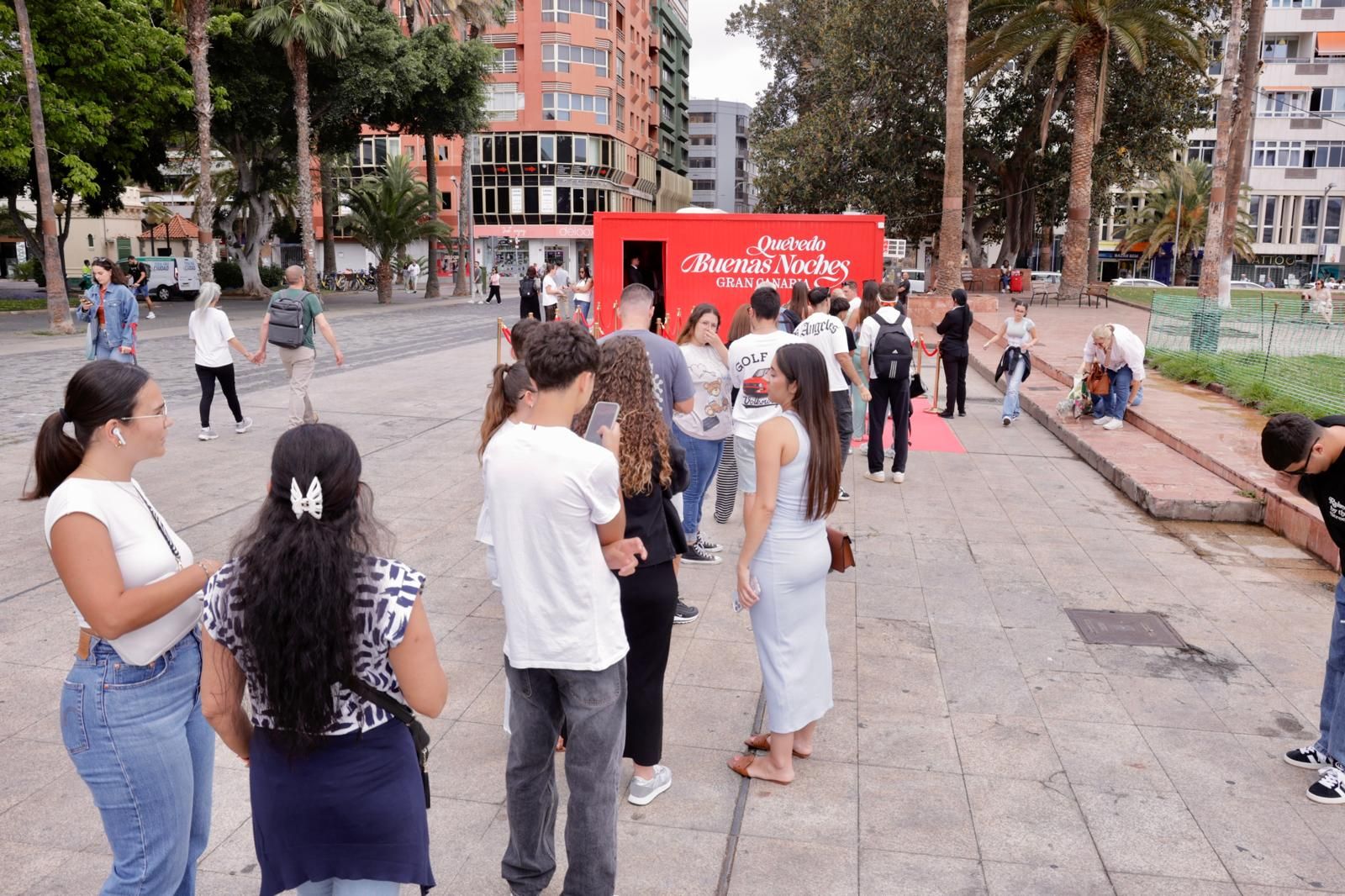 Los fans de Quevedo abarrotan el Paque Santa Catalina