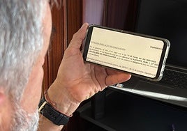 Rafael López y su notificación para el acto de conciliación enviada por el Semac.