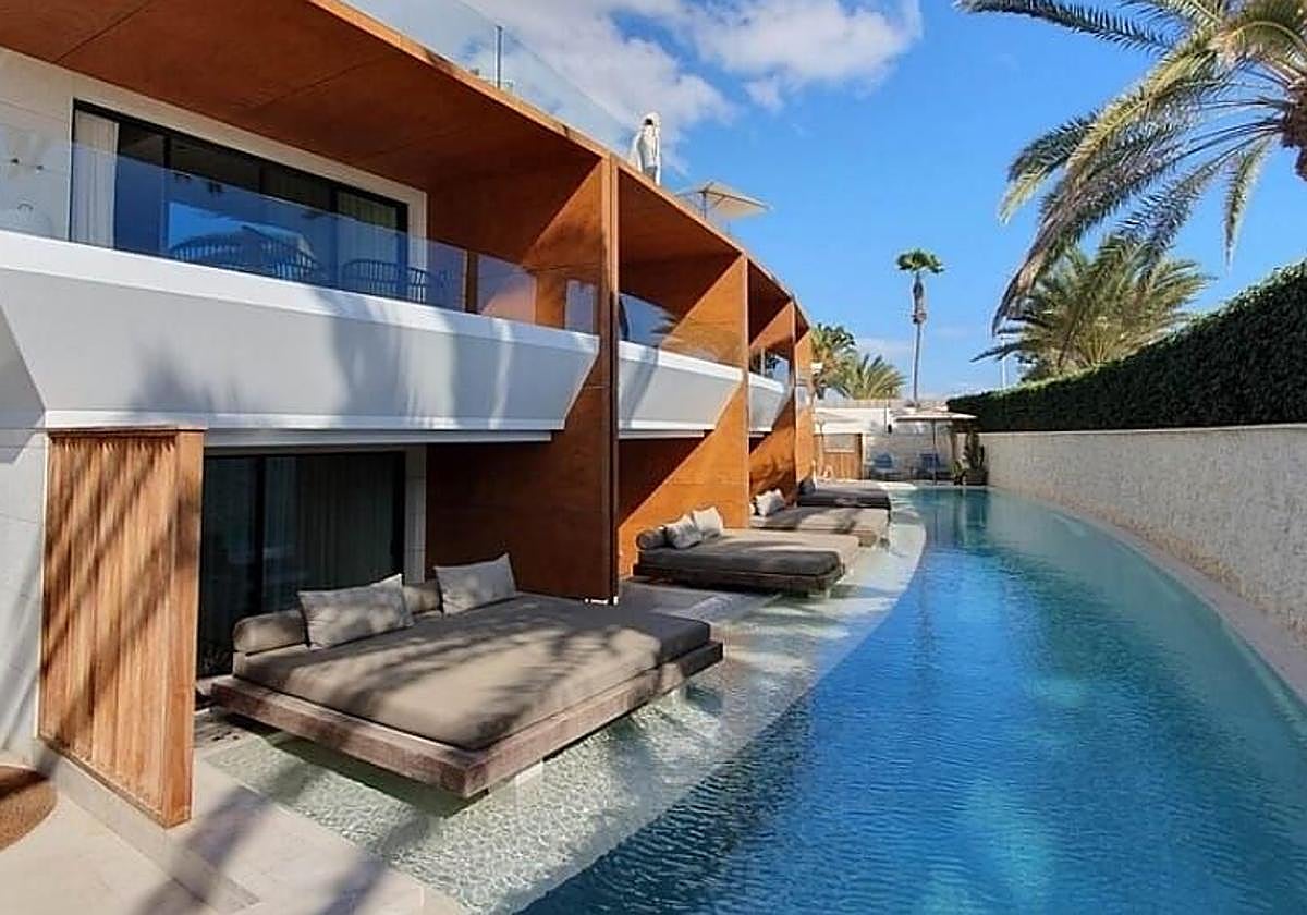 Vista del interior del complejo.