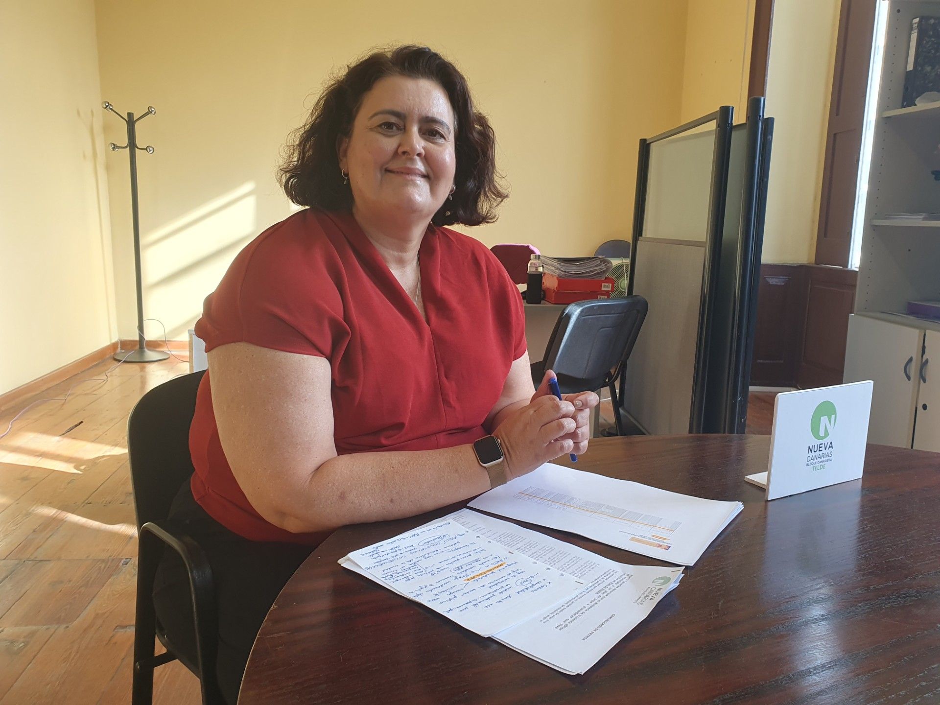 Celeste López deja de ser la portavoz de NC en el Ayuntamiento de Telde.