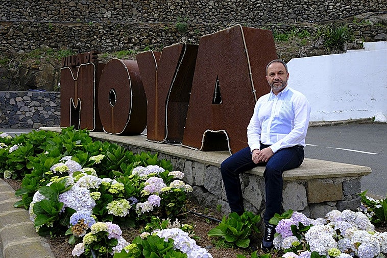 Raúl Afonso, alcalde de Moya, destaca el orgullo que supone ser moyense.