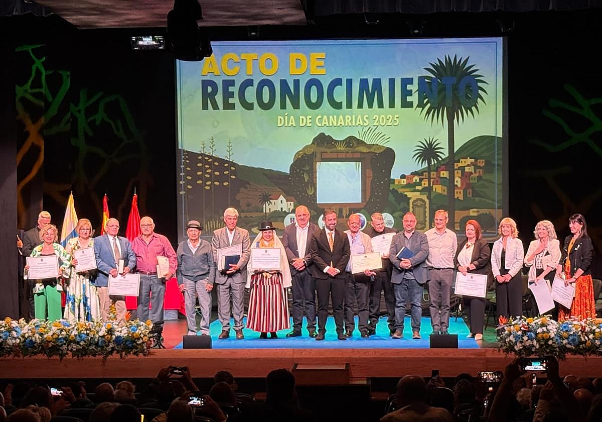 Imagen de los premiados.
