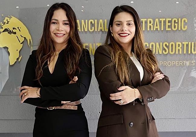 Adriana Díaz Brito, CEO de AD Business Consultant y Luz Marina Romero, CEO de Global Properties Real Estate.