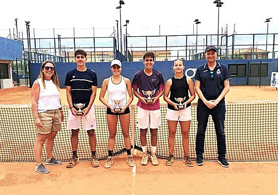 Los finalistas del Campeonato de Canarias junior.