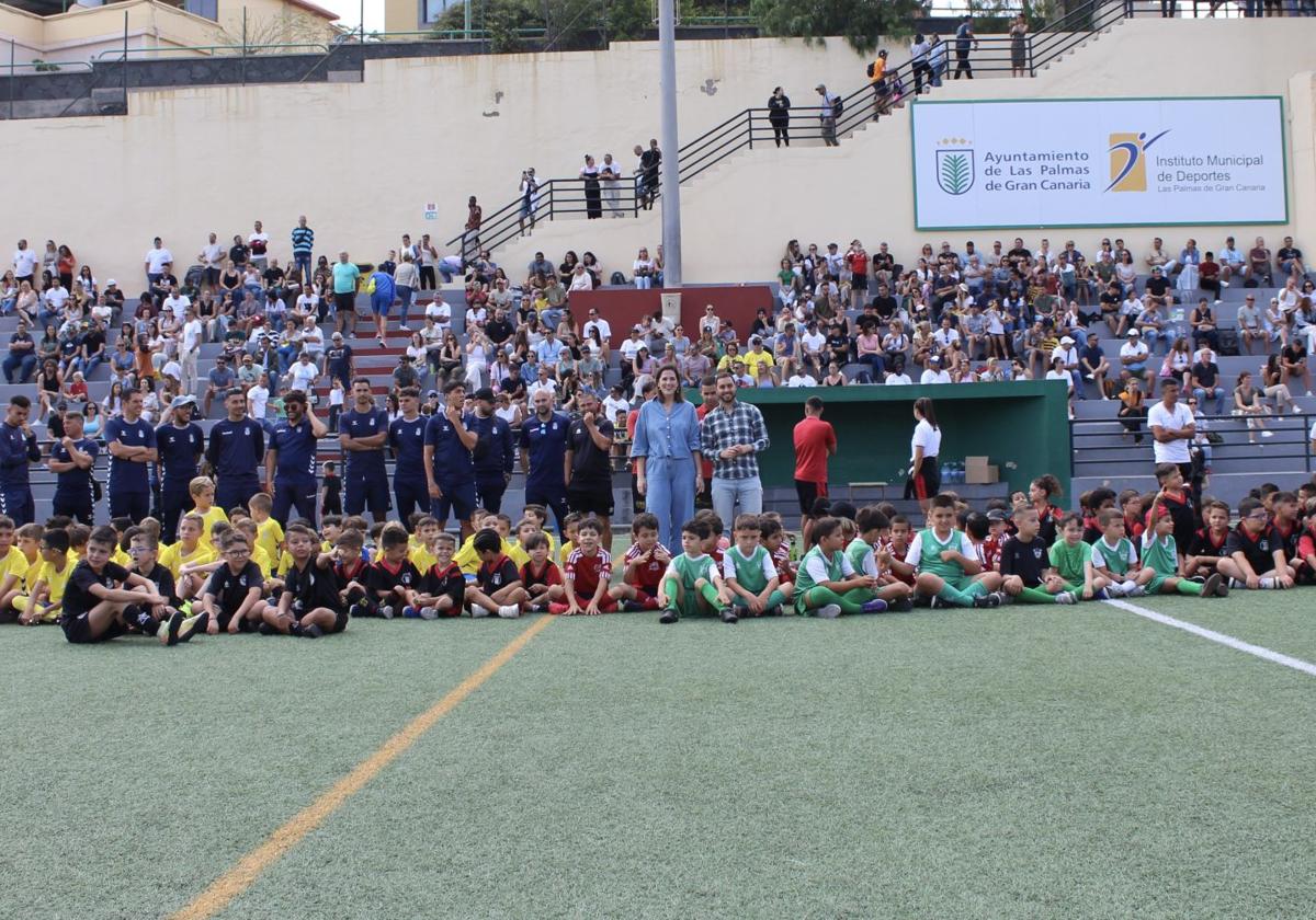 Momento de la fiesta de clausura de las Escuelas Deportivas Municipales de la capital grancanaria.