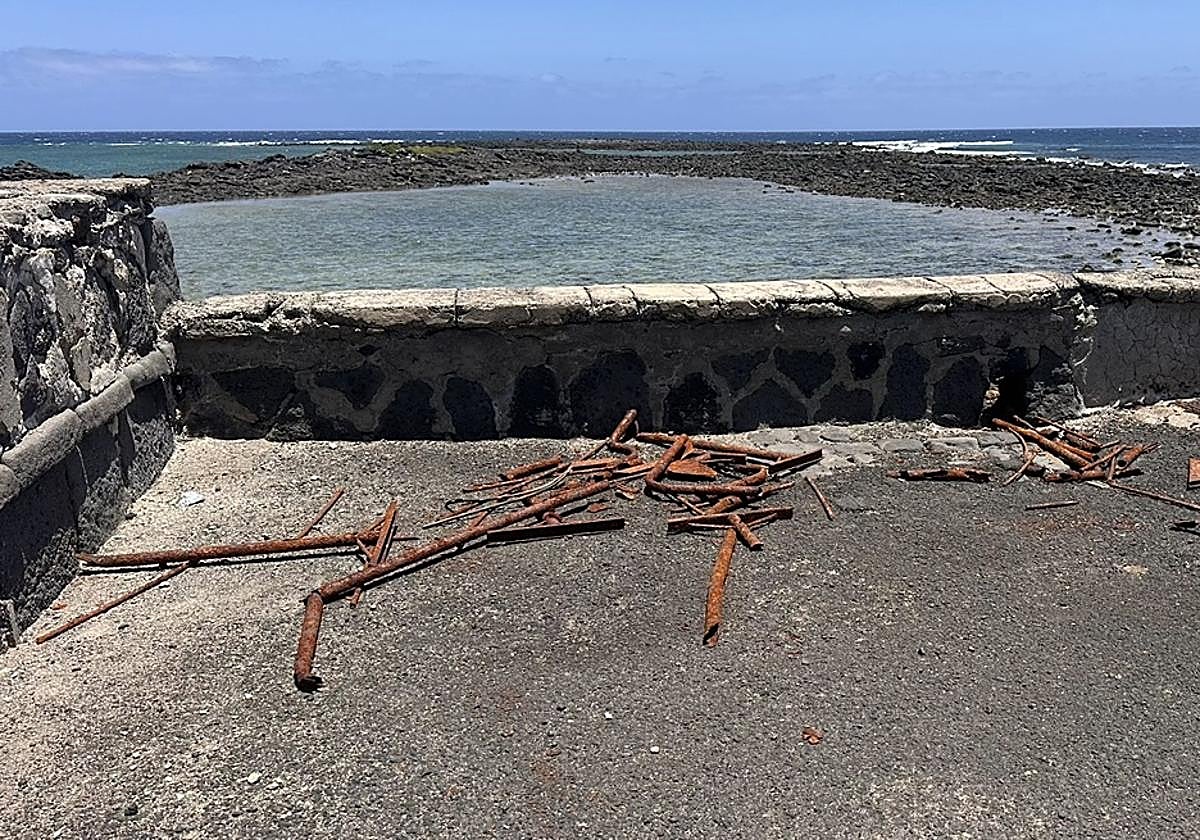 Infraestructura dañada.