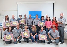 Parte del equipo de voluntarios Kit Superpoderes.