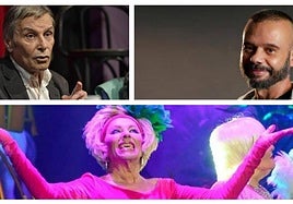 Manolo Vieira (izquierda), Jabicombé (derecha) y Xayo (abajo).