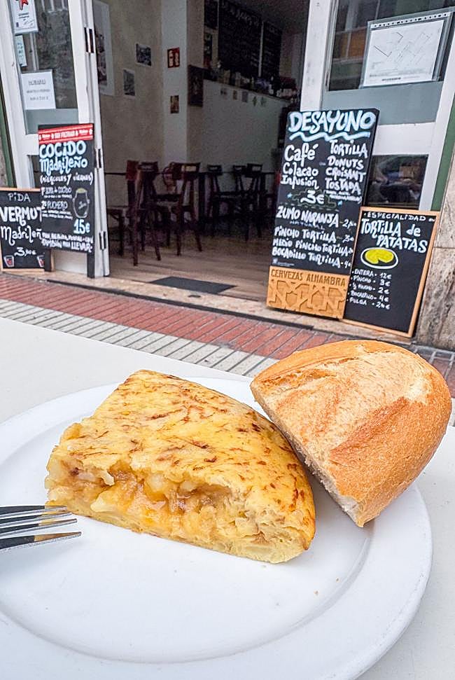 Pincho de tortilla Bar Las Muchachitas