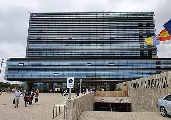 Imagen de la Ciudad de la Justicia en la capital grancanaria.