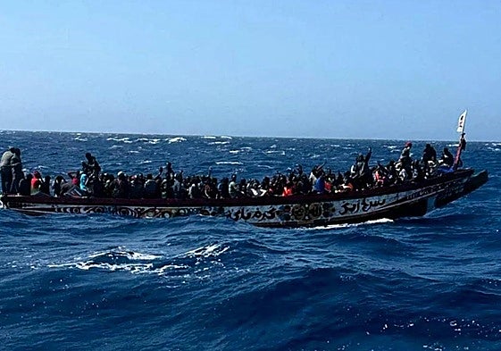 Uno de los cayucos llegados a Canarias en los últimos años.