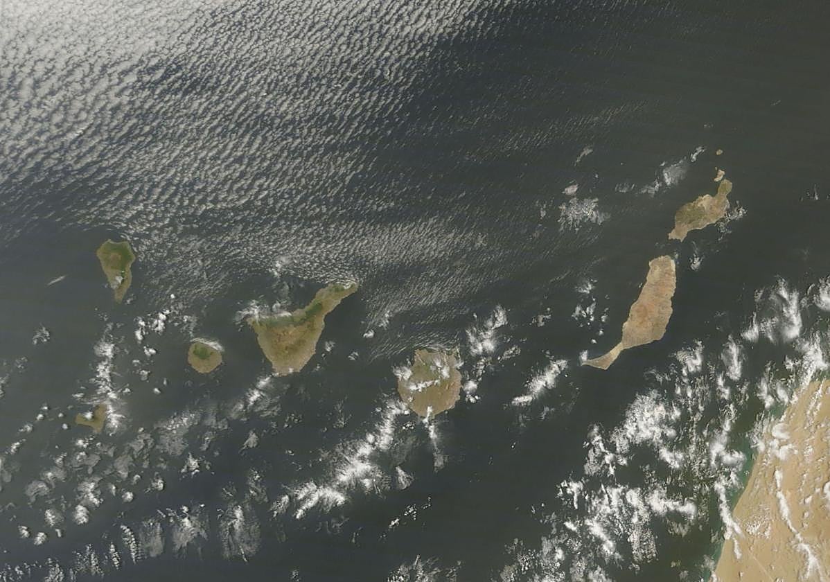 Imagen de satélite del archipiélago.