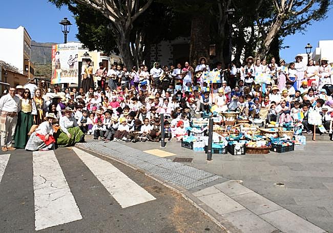 Este jueves también hubo romería escolar en Valsequillo.