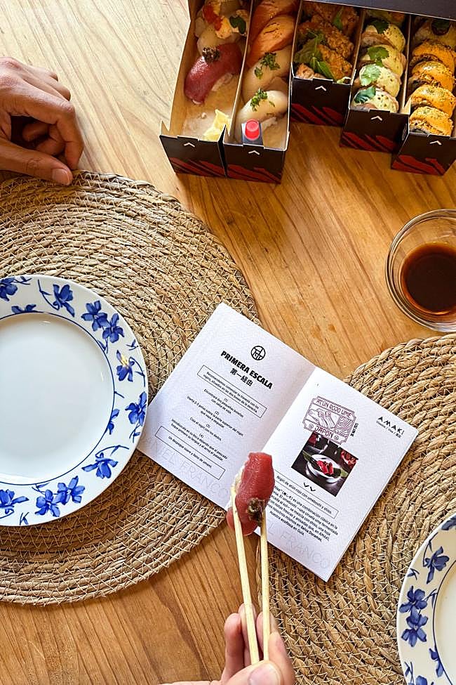 Detalle del pasaporte del bos Amaki Daniel Franco