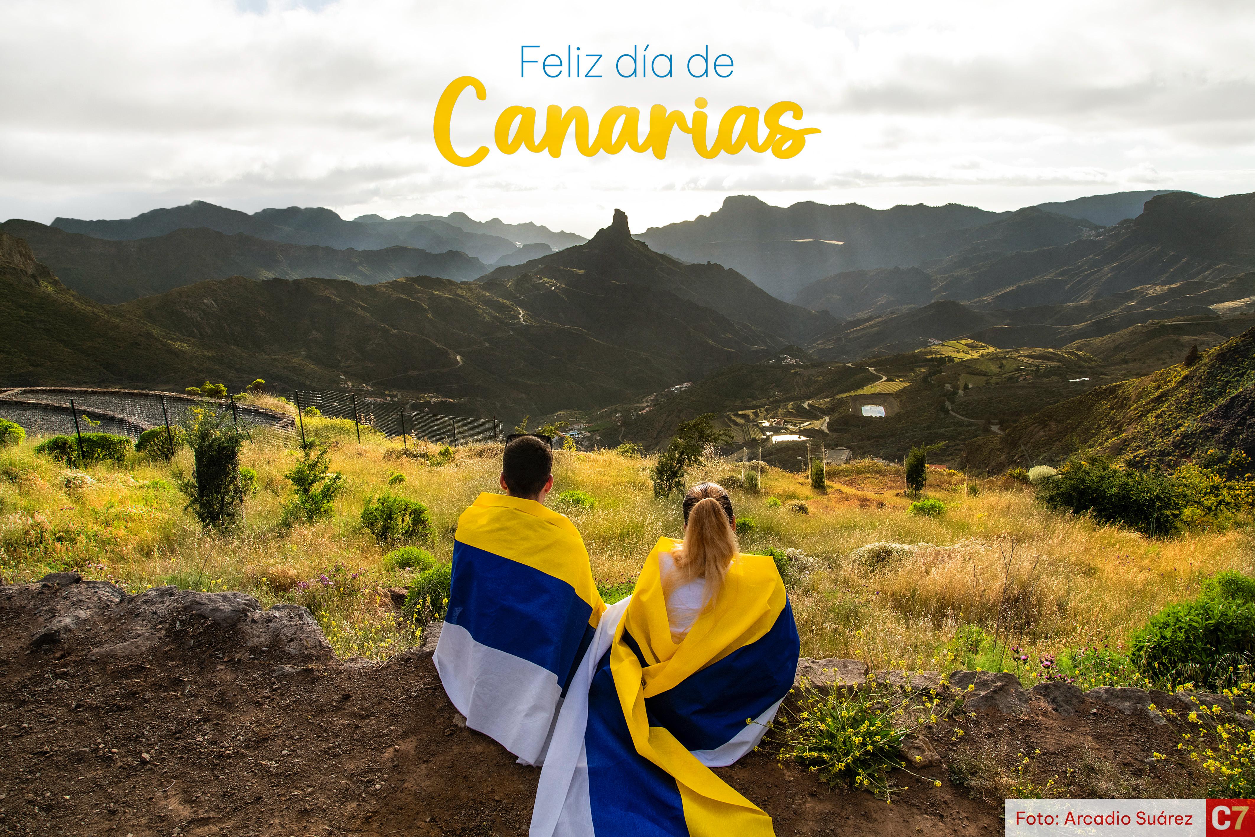 Fotografía de Arcadio Suárez hecha en la cumbre de Gran Canaria.