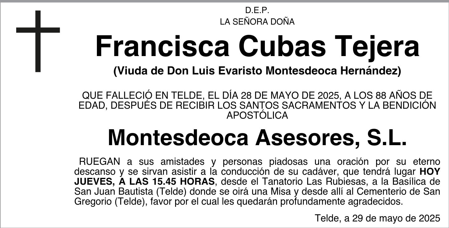 Francisca Cubas Tejera