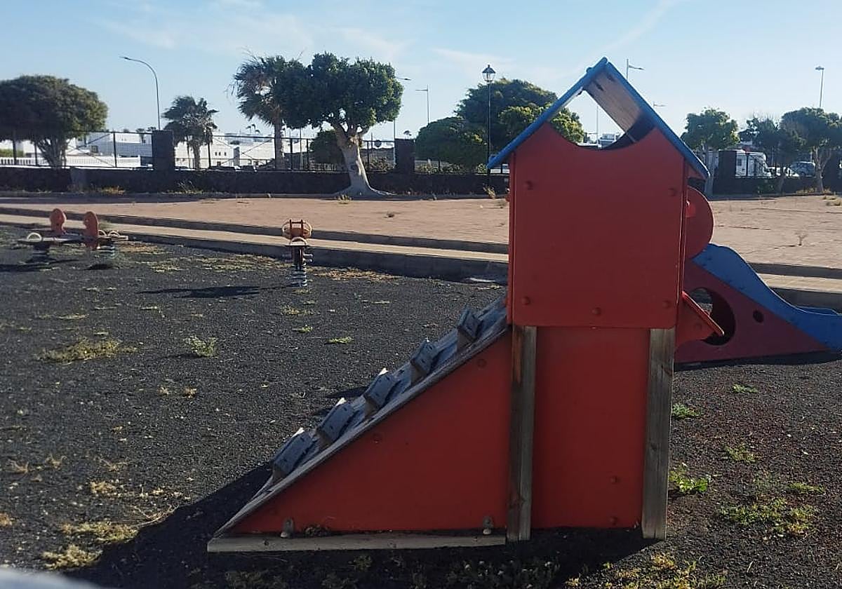 Vista de la instalación inoperativa.