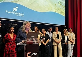 La consejera insular de Turismo, Marlene Figueroa, en las jornadas profesionales del norte de España.
