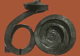 'Afrocán IX', de 1978, de Martín Chirino, de la Colección Azcona que integran la exposición del Centro Niemeyer.