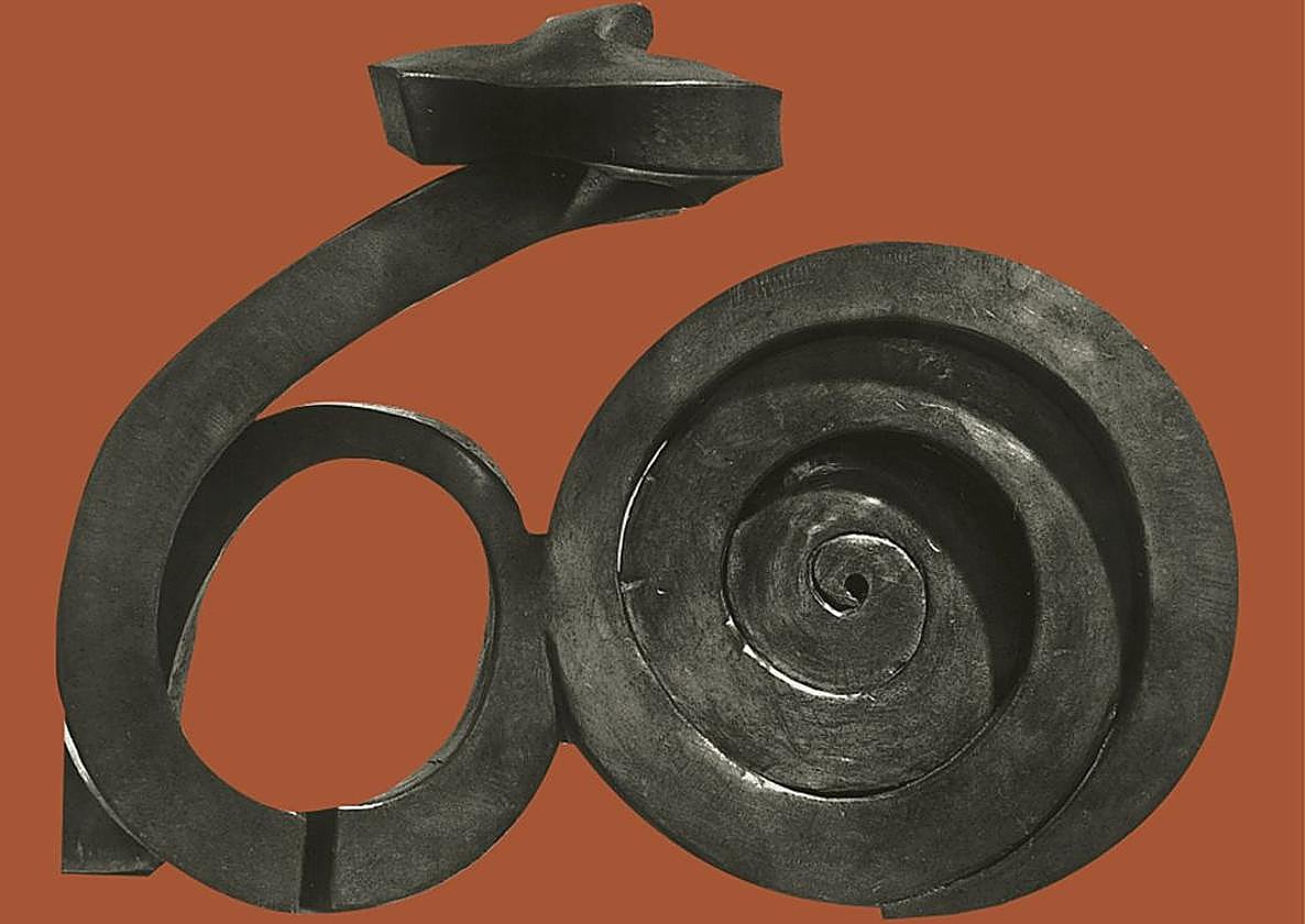 'Afrocán IX', de 1978, de Martín Chirino, de la Colección Azcona que integran la exposición del Centro Niemeyer.