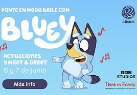 Ponte en modo baile con Bluey en Alisios.