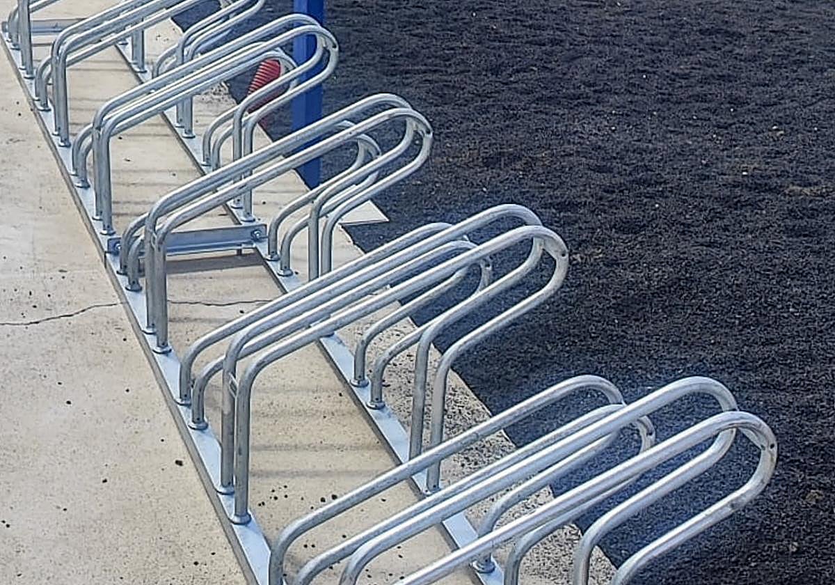 Material ya colocado.