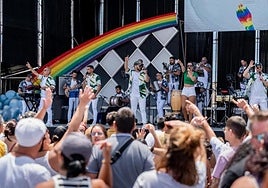 Imagen de archivo de una anterior edición de Gáldar Pride.