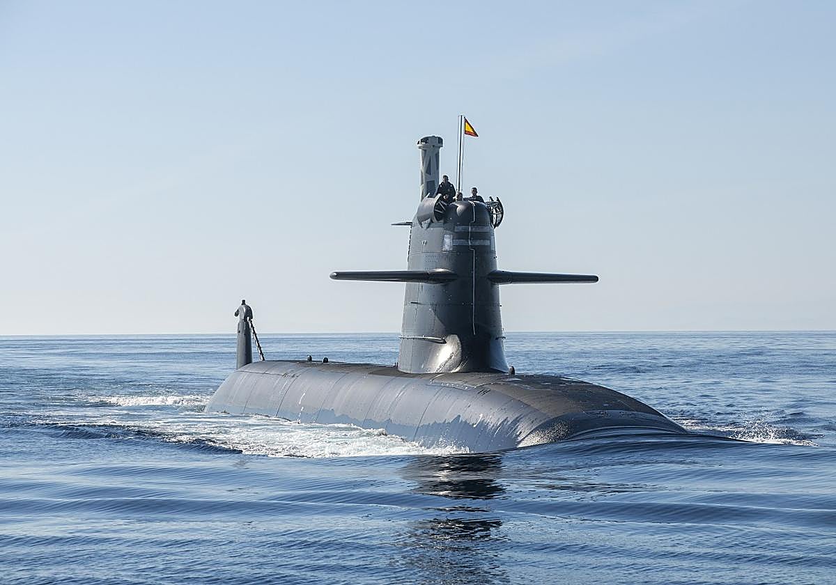 Imagen del submarino 'Isaac Peral'.