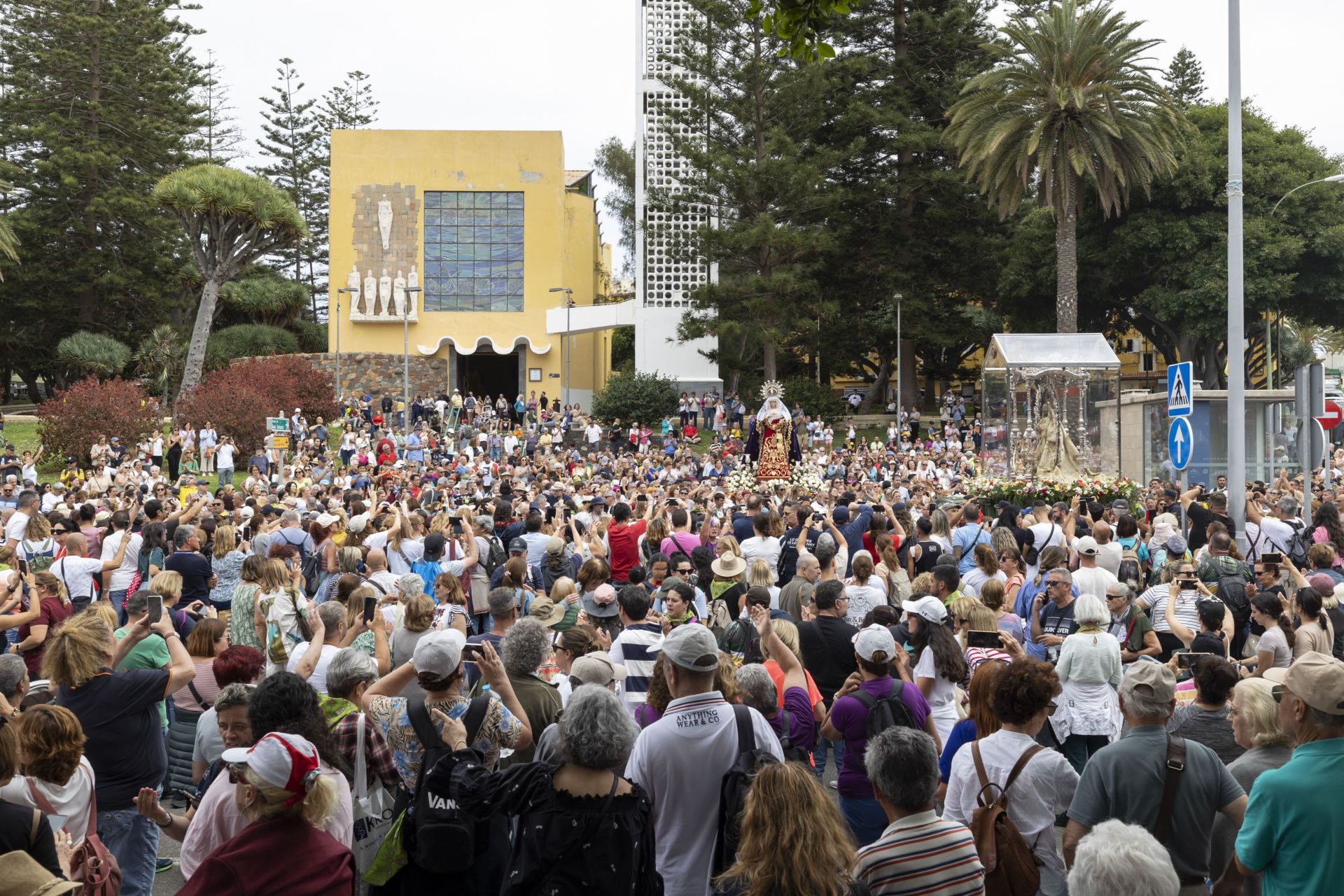 La Virgen del Pino llegará el jueves, a las 6.30 horas, a la ciudad de Telde.