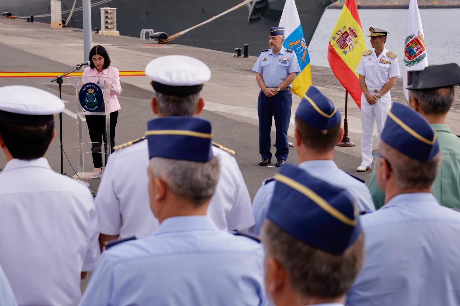 Imágenes de la exposición por los actos del Día de las Fuerzas Armadas en Las Palmas de Gran Canaria