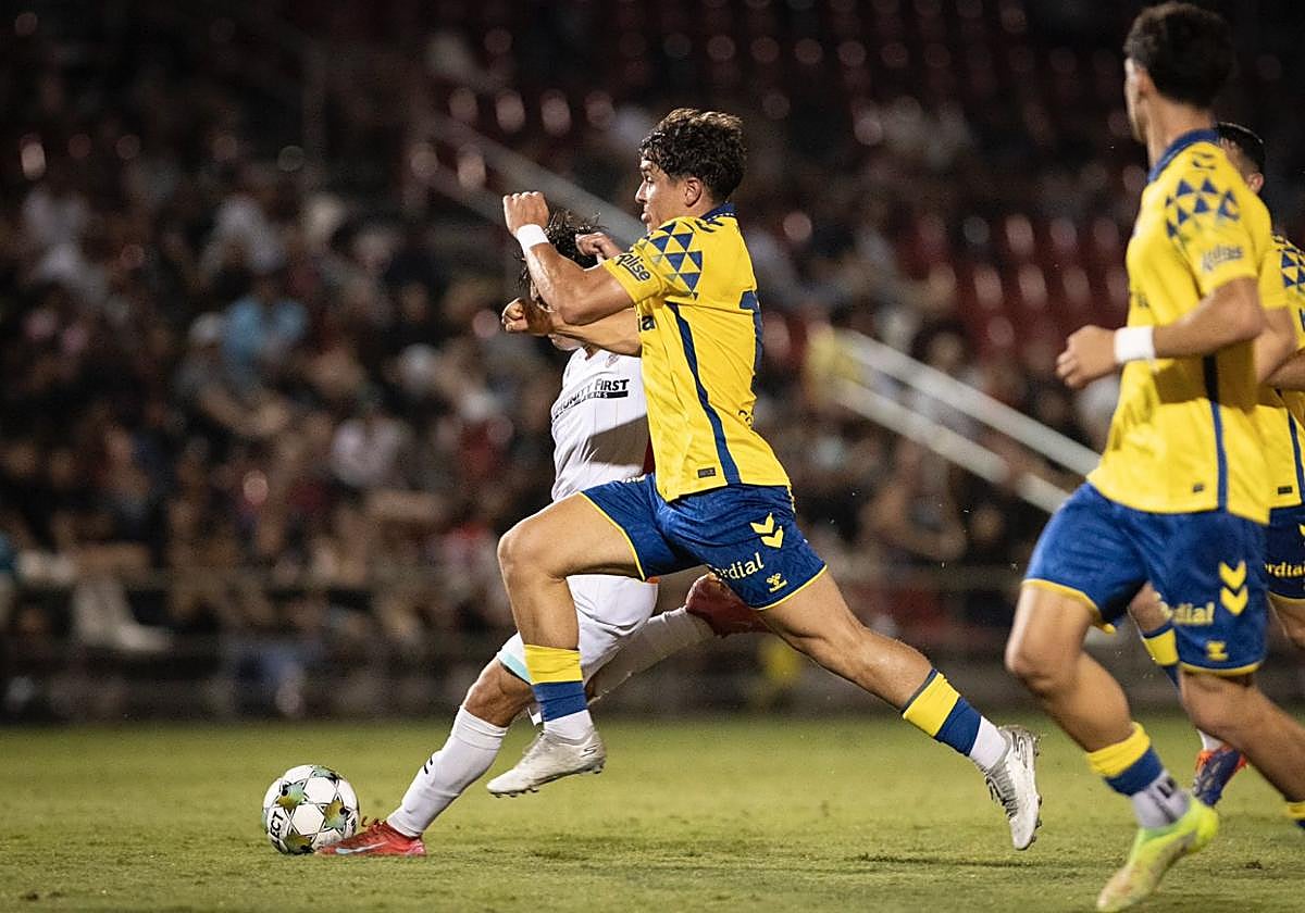 Arturo, en el amistoso del pasado fin de semana de la UD en Estados Unidos.