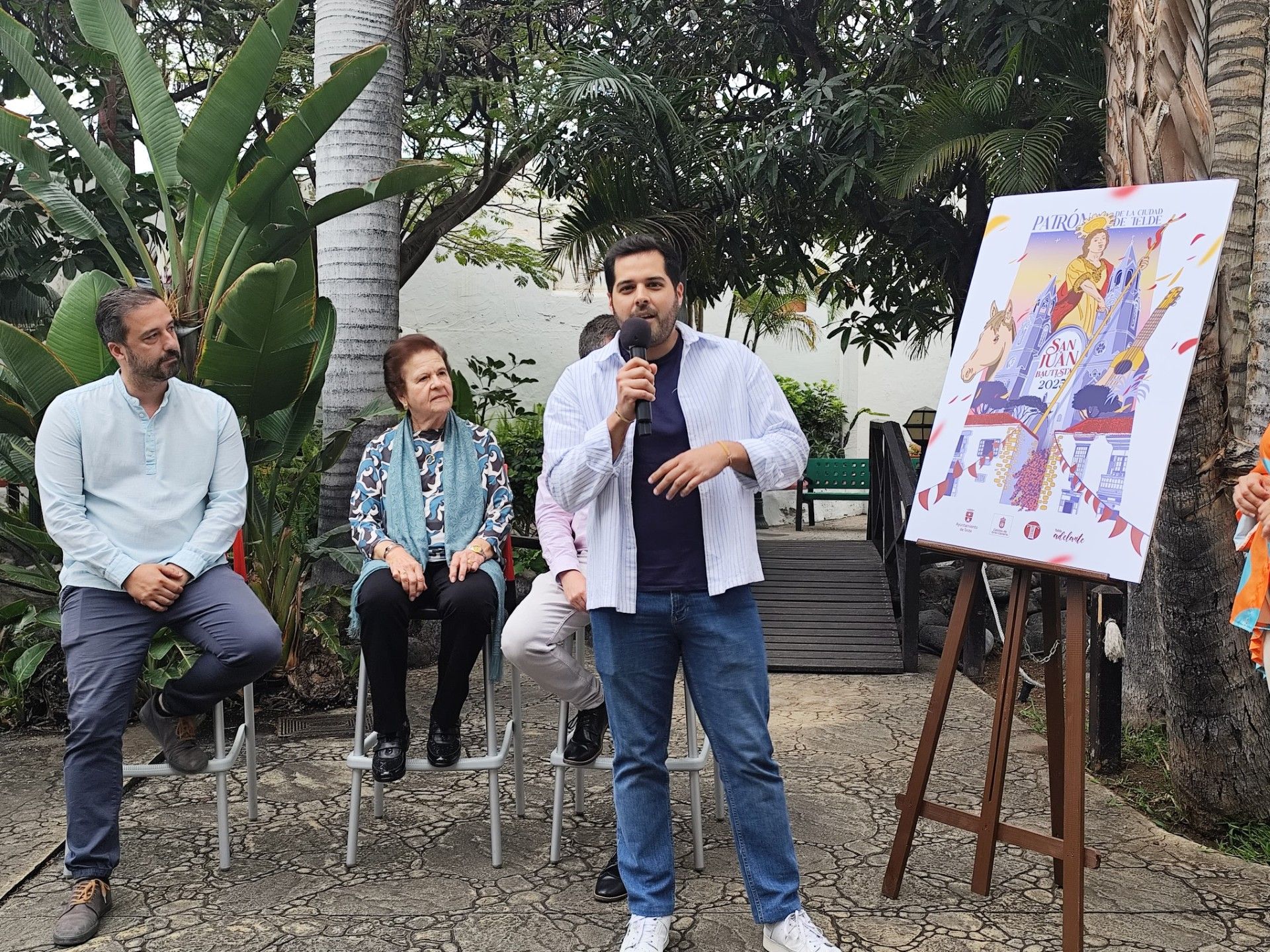 Imagen del acto de presentación de los actos de las fiestas de San Juan Bautista 2025.