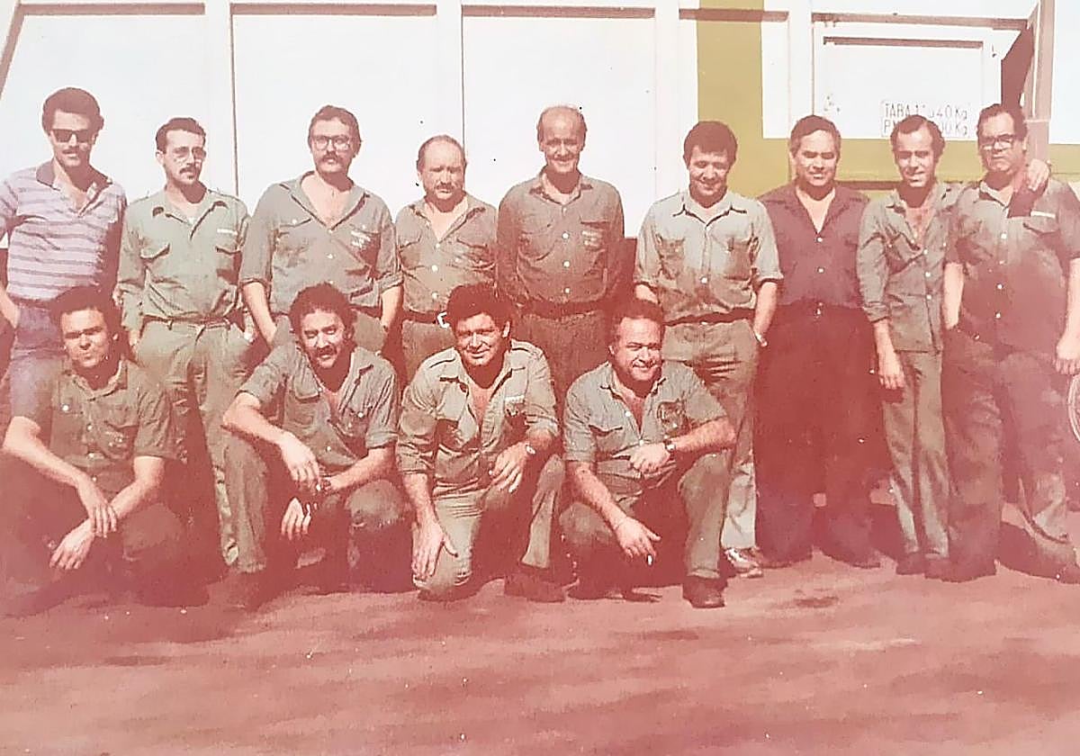 Una de las primeras plantillas del Servicio Municipal de Las Palmas de Gran Canaria fundado en 1985.