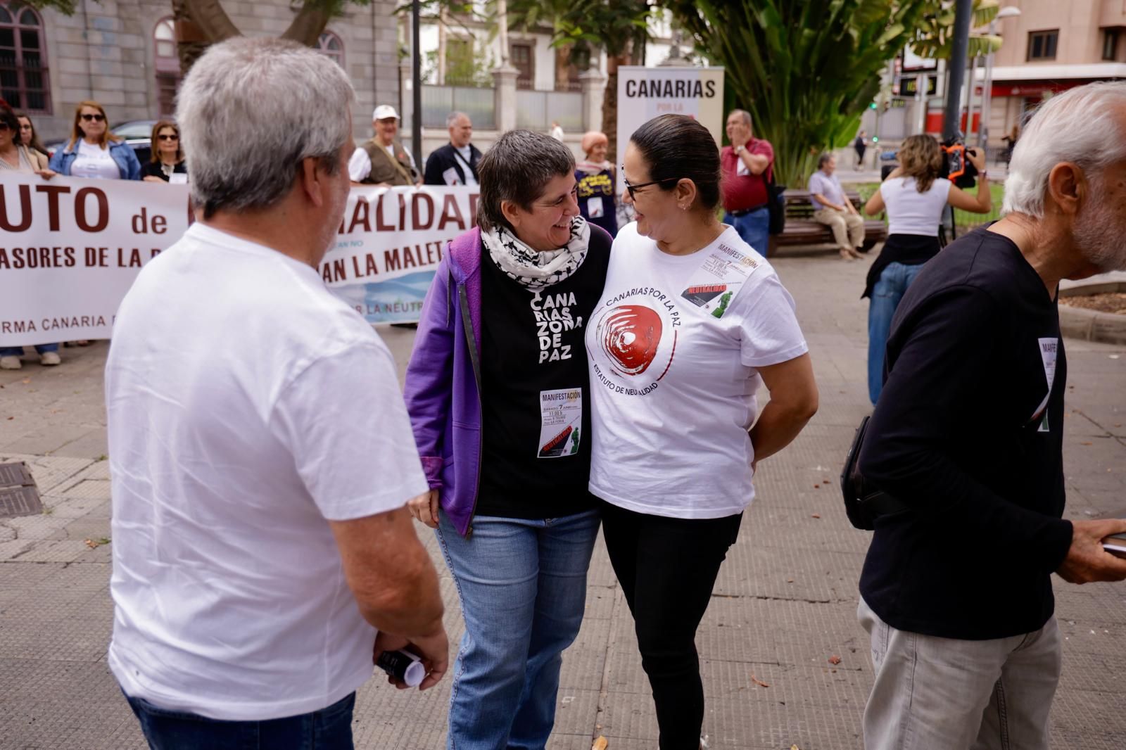 Concentración contra la OTAN en San Telmo