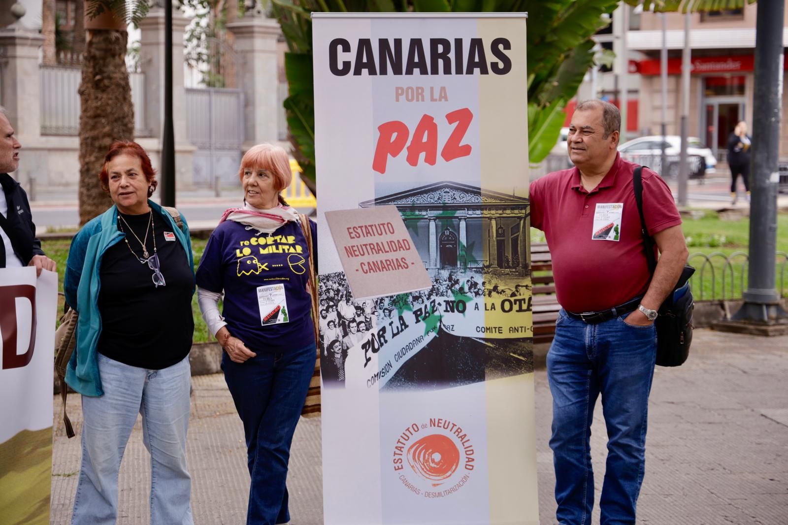 Concentración contra la OTAN en San Telmo