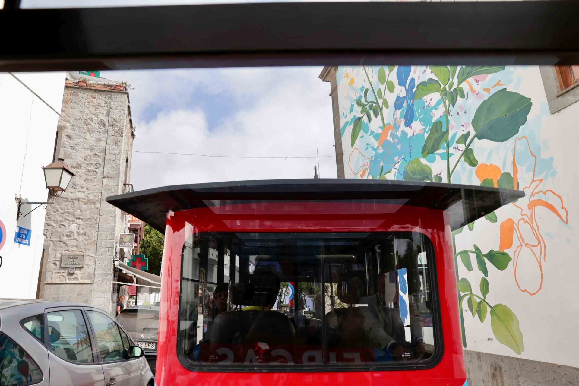 La presentación del tren de Firgas en imágenes