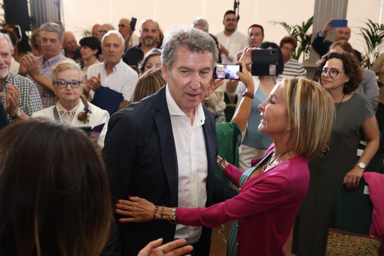 Feijóo atrae masas en el acto del Partido Popular en Las Palmas de Gran Canaria